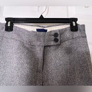 J Crew 100% Wool Favorite Fit Fully Lined Wide Leg Trouser Pants. Size 2